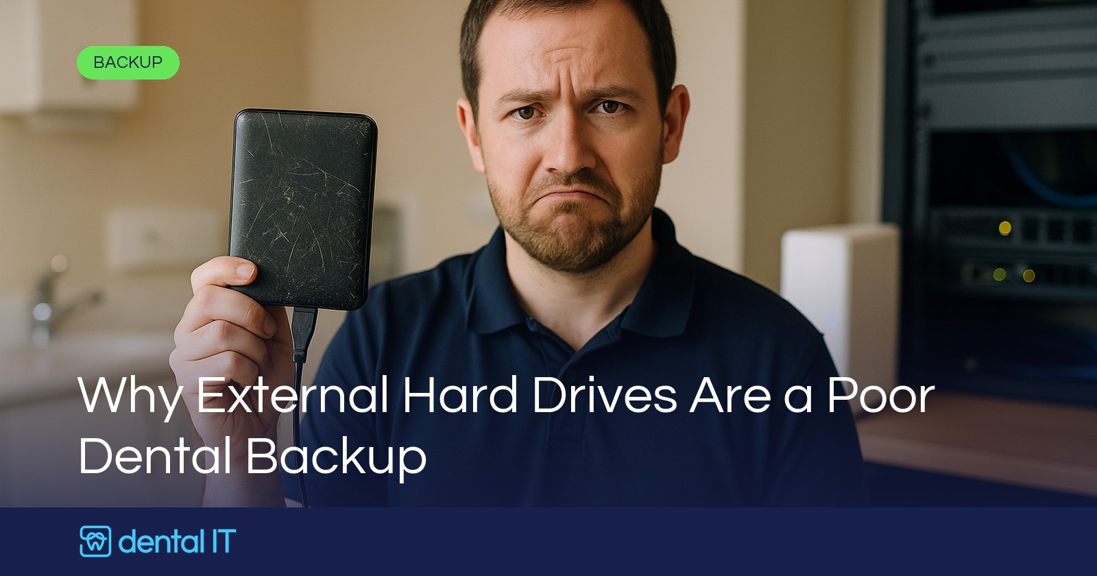 Why External Hard Drives Are a Poor Dental Backup