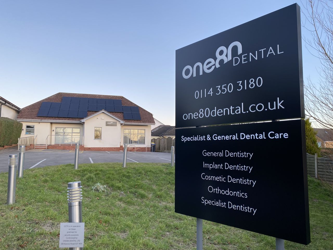 One80 Dental in Sheffield, a DentalDial.AI practice
